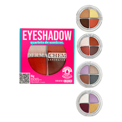 Logo eyeshadow, palette x4 shade, ultra pigement